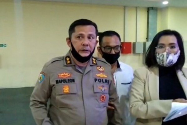 Eks Kepala Divisi Hubungan Internasional Polri Irjen Napoleon Bonaparte. 