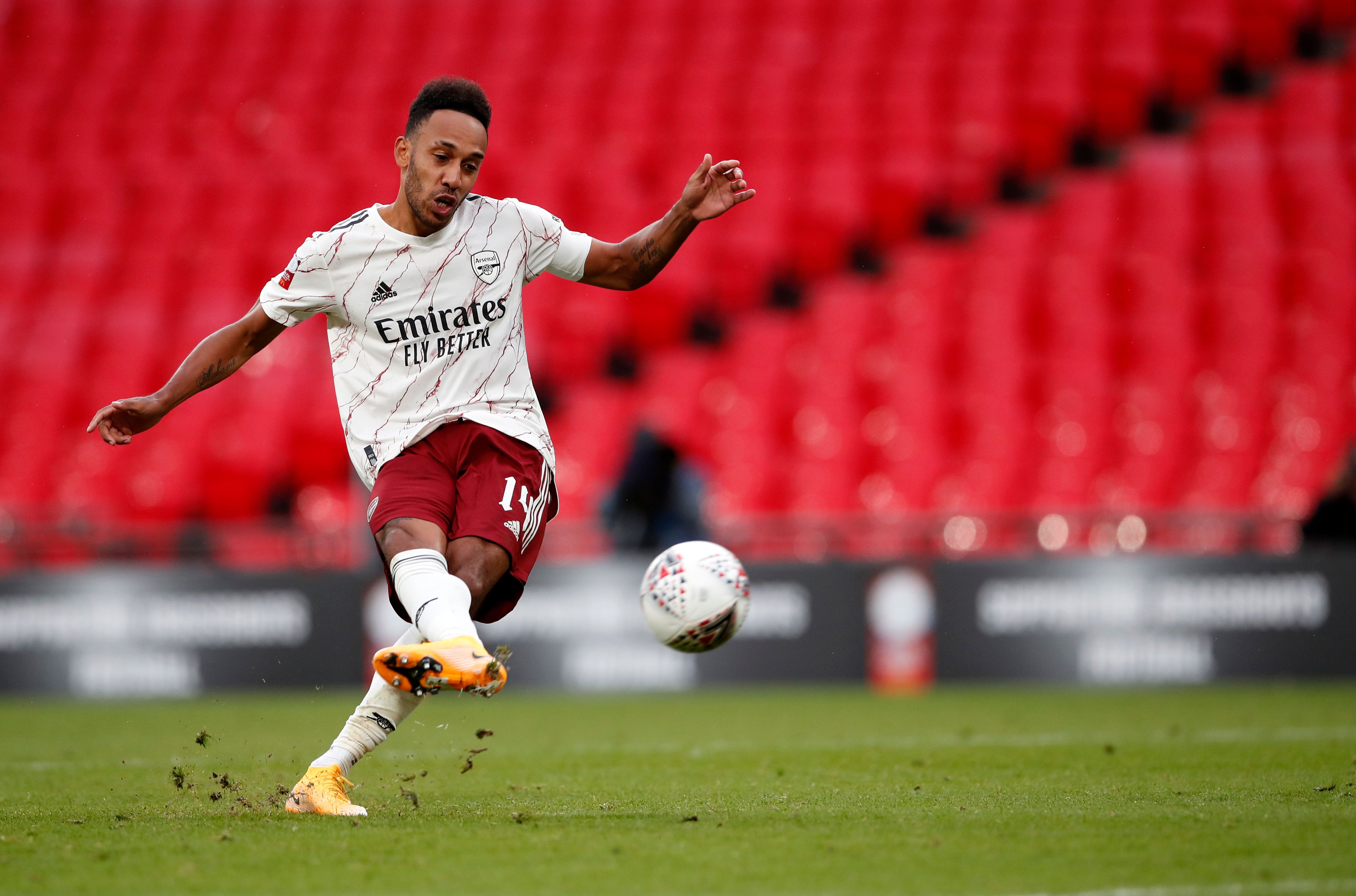 Penyerang Arsenal Pierre-Emerick Aubameyang