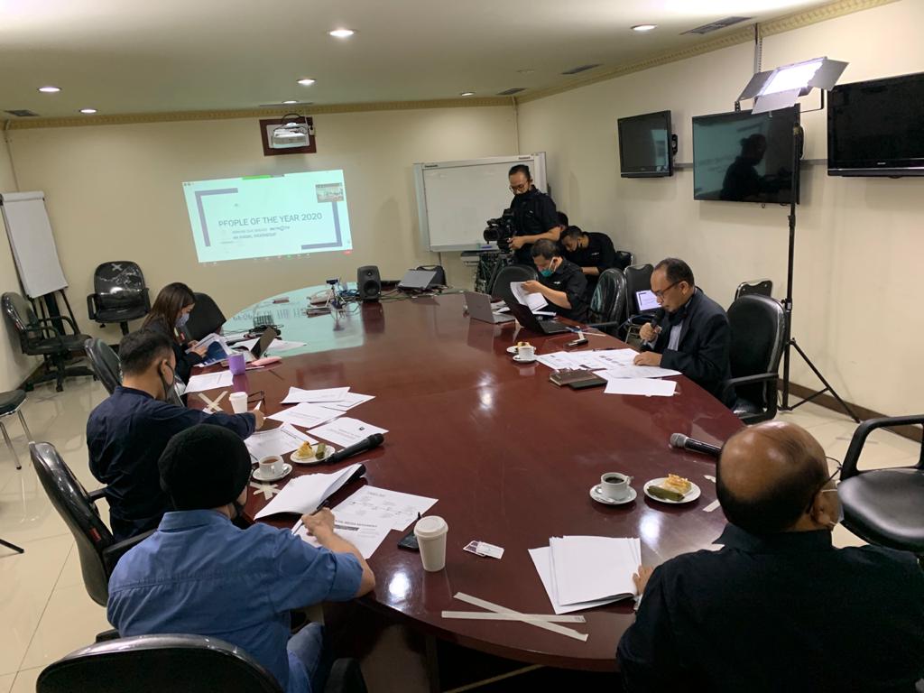 Penjurian people of the year 2020 yang diselenggarakan oleh Metro TV