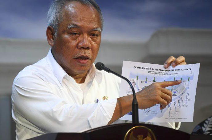 Menteri Pekerjaan umum dan perumahan rakyat Basuki Hadimuljono