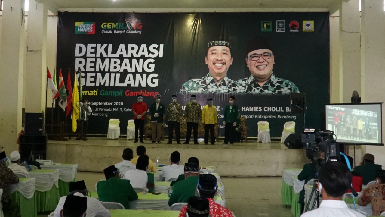 Keterlibatan Abdul Hafidz dan M Hanies Cholil Barro' dalam pilkada Rembang sebagai langkah memanifestasikan Jas Merah dan Jas Hijau.