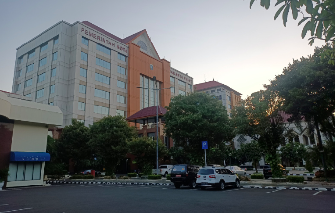 Kantor Pemerintah Kota Jakarta Pusat.