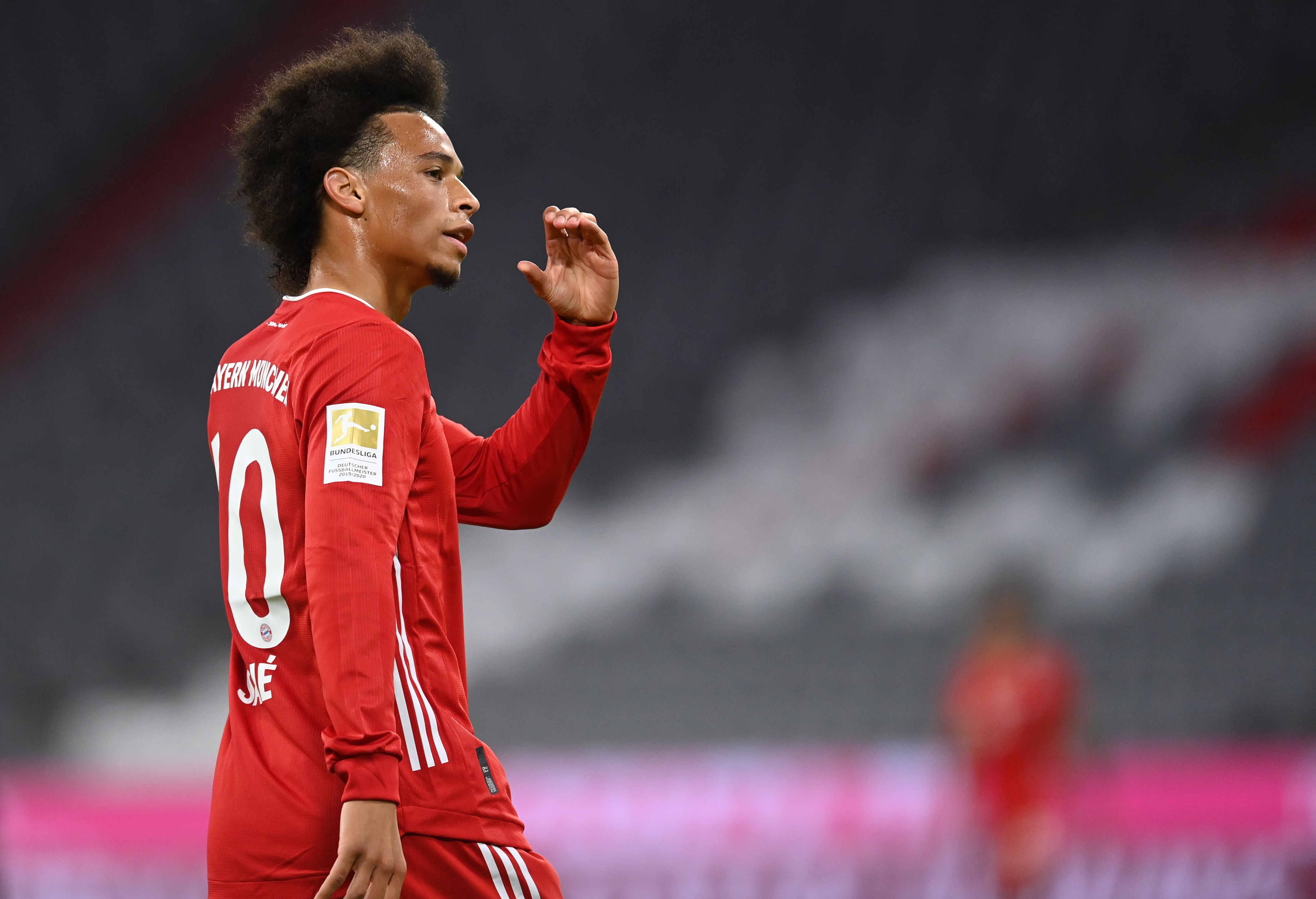 Pemain Bayern Muenchen Leroy Sane