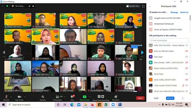 Pembelajaran jarak jauh bukan hal asing bagi Unas.