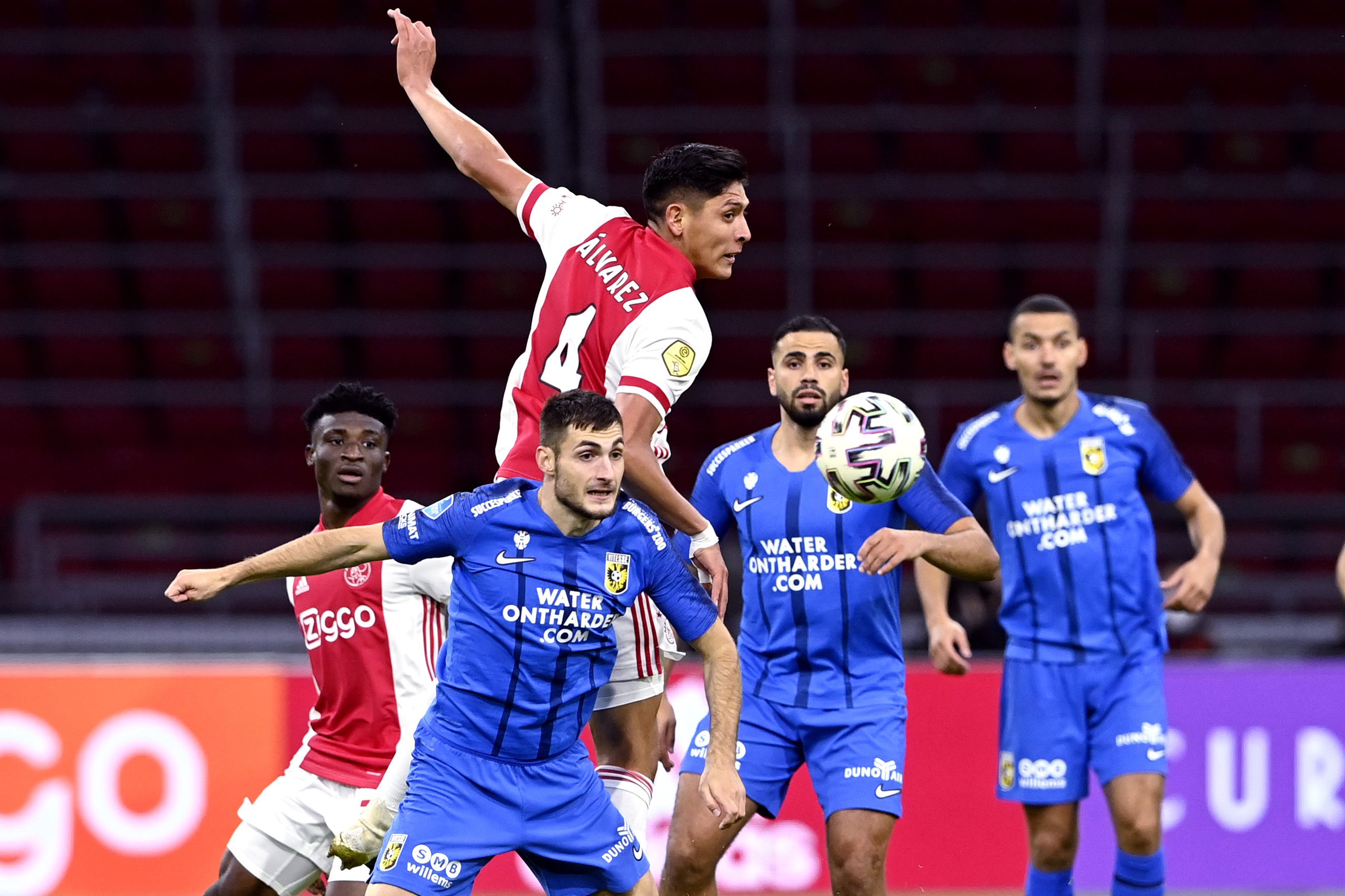 Laga Eredivisie ntara Ajax dan Vitesse.