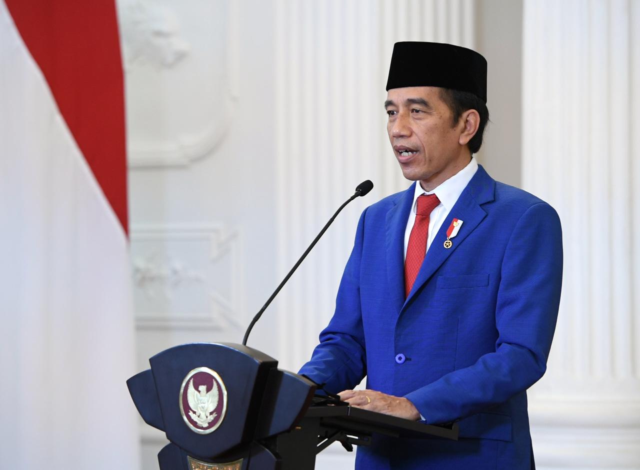 Presiden Joko Widodo saat berpidato di Sidang Majelis Umum PBB