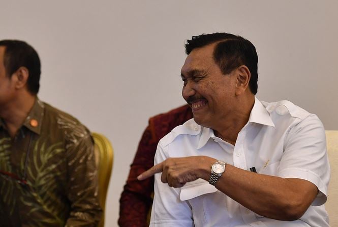 Menko Bidang Kemaritiman dan Investasi Luhut Binsar Panjaitan