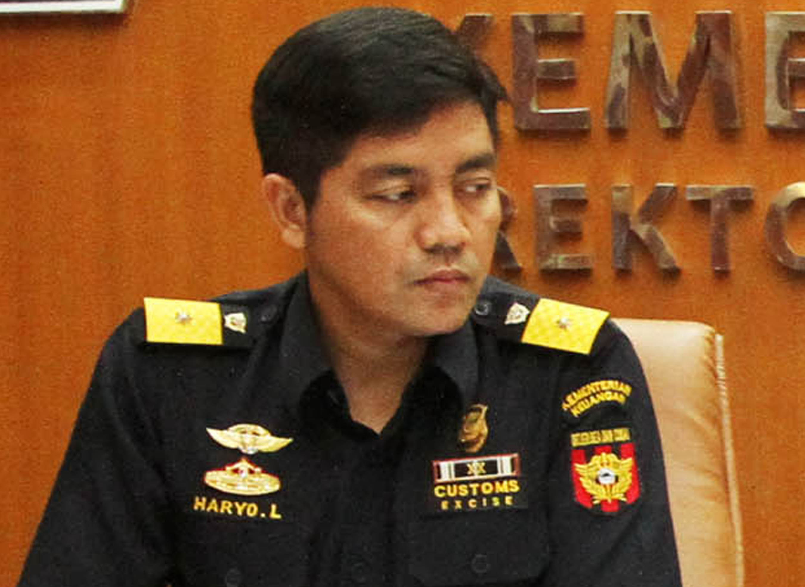 Kepala Sub Direktorat (Kasub dit) Hubungan Masyarakat Direktorat Jenderal Bea dan Cukai, Haryo Limanseto.