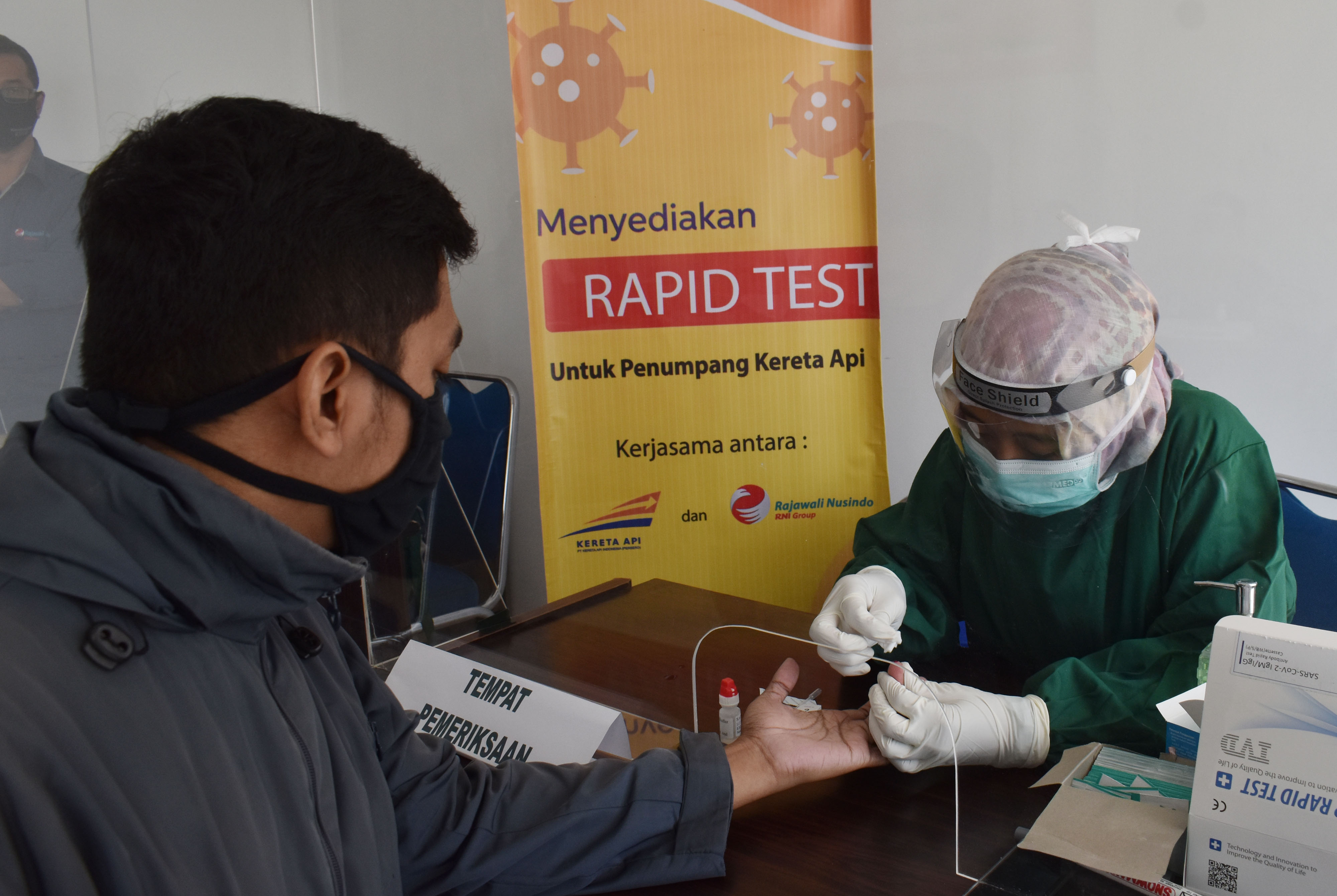 Rapid tes untuk penumpang KA