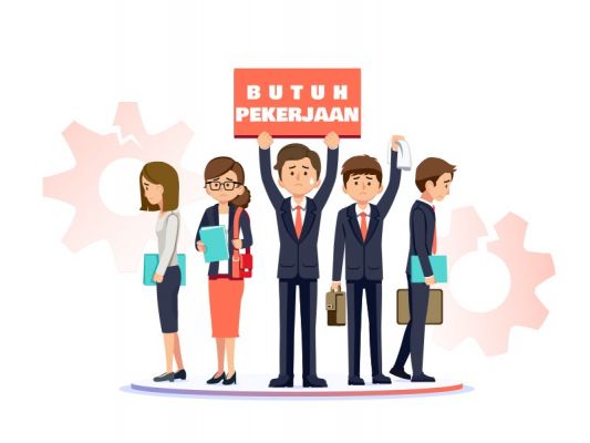 Ilustrasi pencari kerja