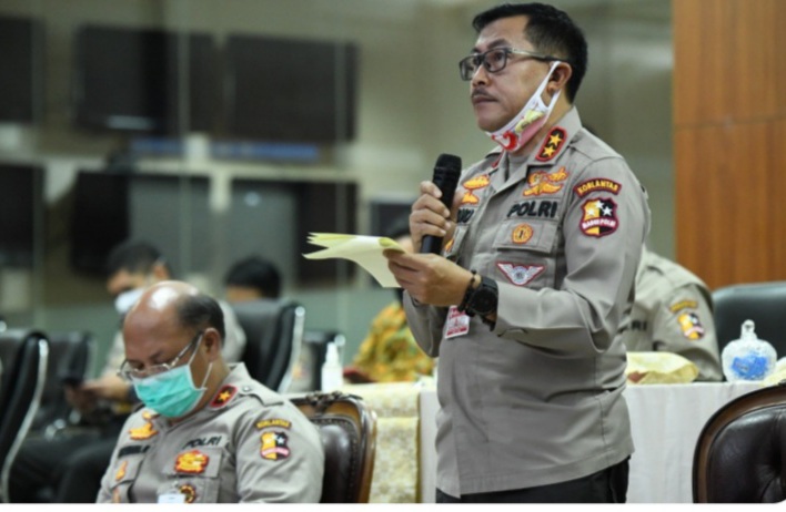 Kakorlantas Polri Irjen Istiono menjelaskan soal Peringatan Hari Lalu Lintas