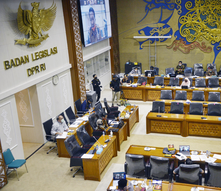 Pembahasan RUU Cipta Kerja di Badan Legislasi DPR