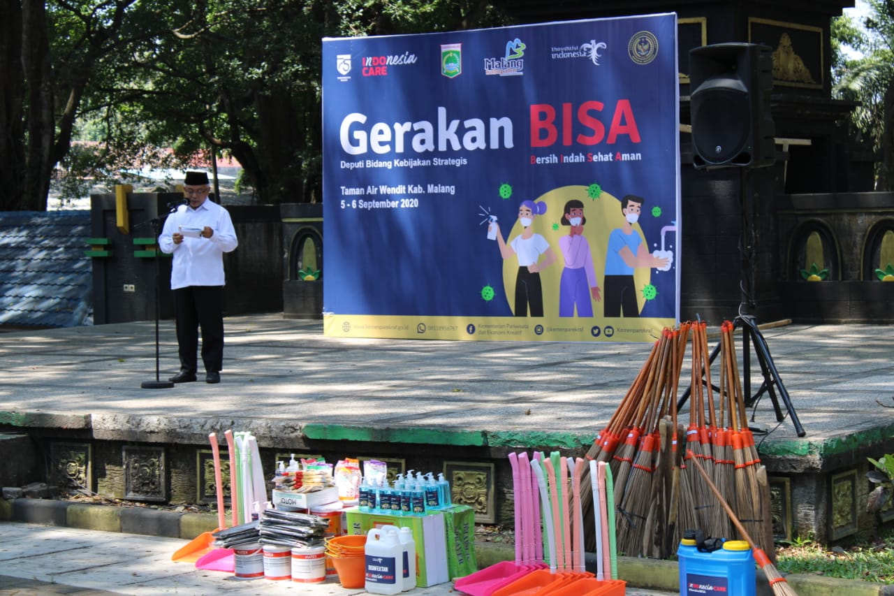 Kemenparekraf Inisiasi Gerakan BISA dan GPM di Malang. 