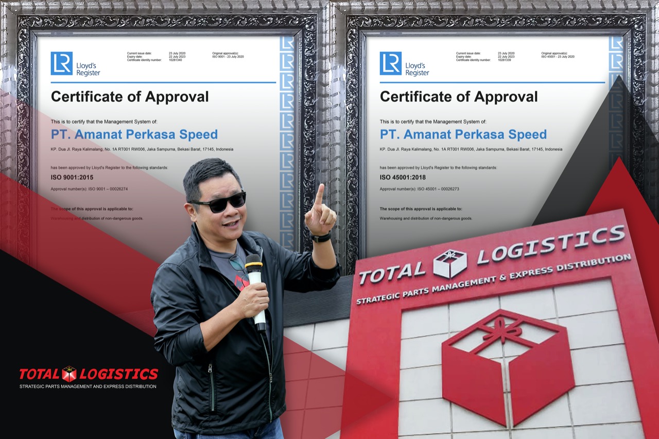 Sewrtifikasi ISO untuk Total Logistics
