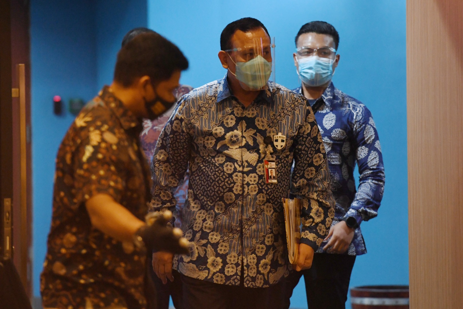 Ketua KPK Firli Bahuri bersiap menjalani sidang etik oleh Dewan Pengawas KPK.