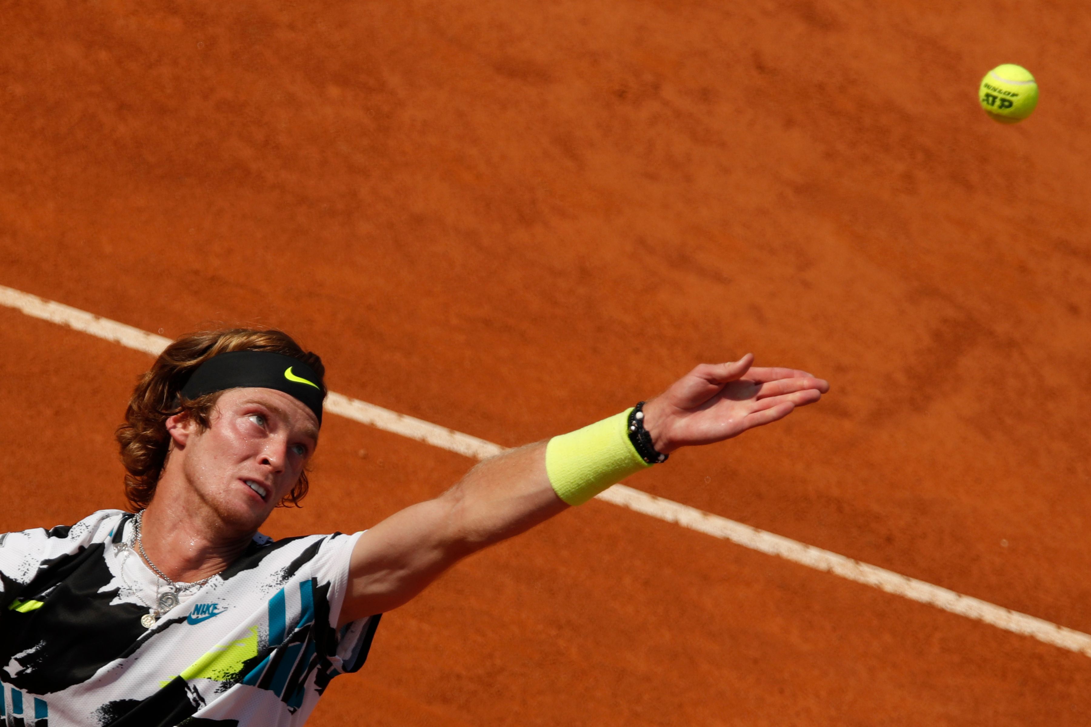 Petenis Rusia Andrey Rublev