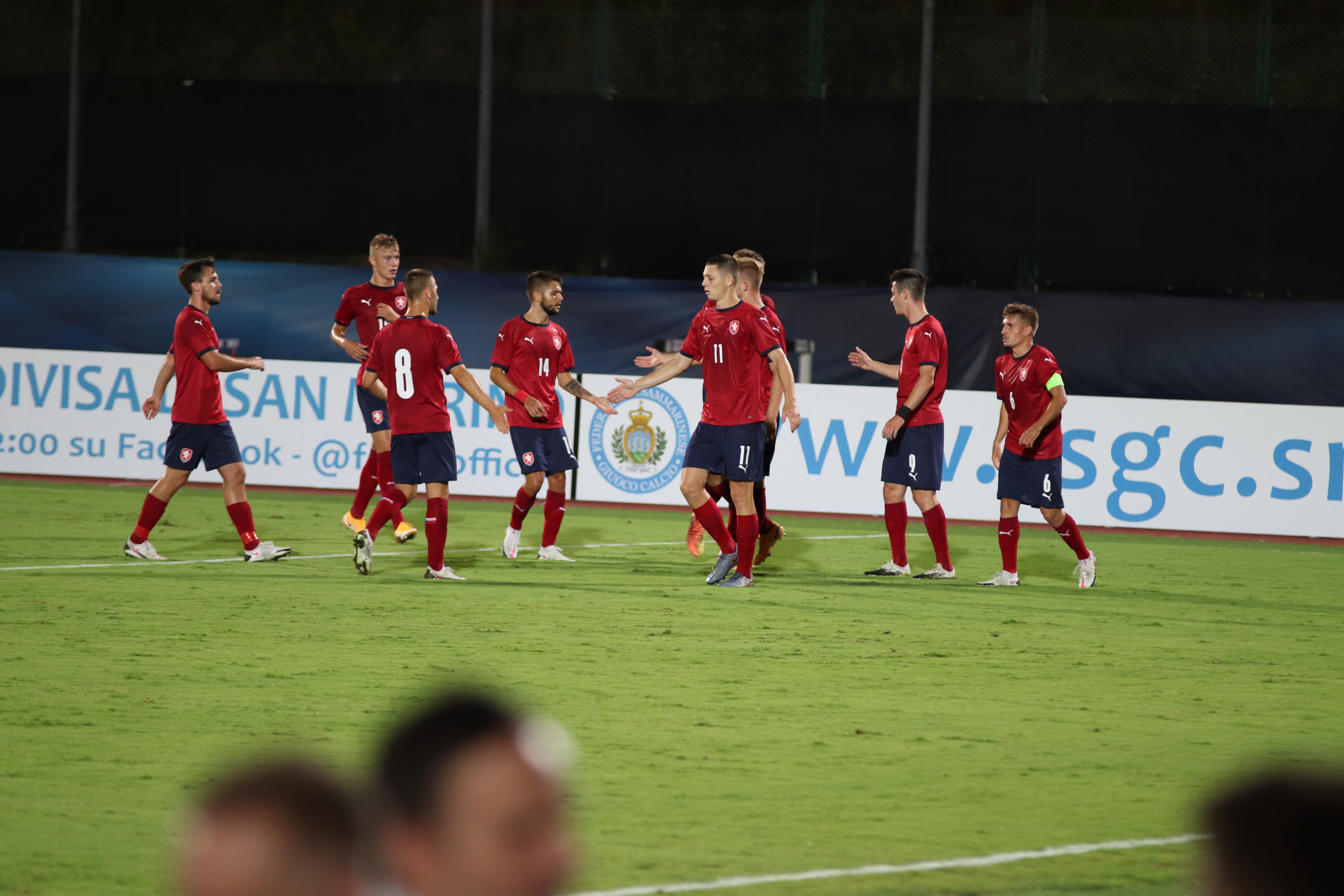 Para pemain timnas Rep Ceko.