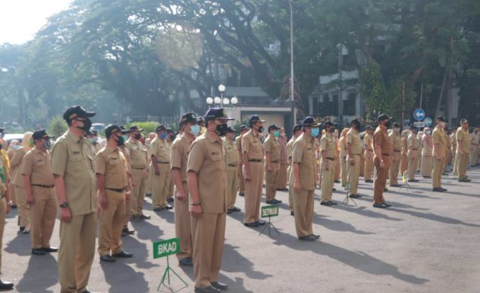 Ilustrasi--ASN di lingkungan Pemkot Malang, Jawa Timur.