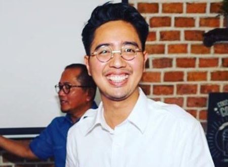 Bendahara umum KNPI Azka Aufary Ramly