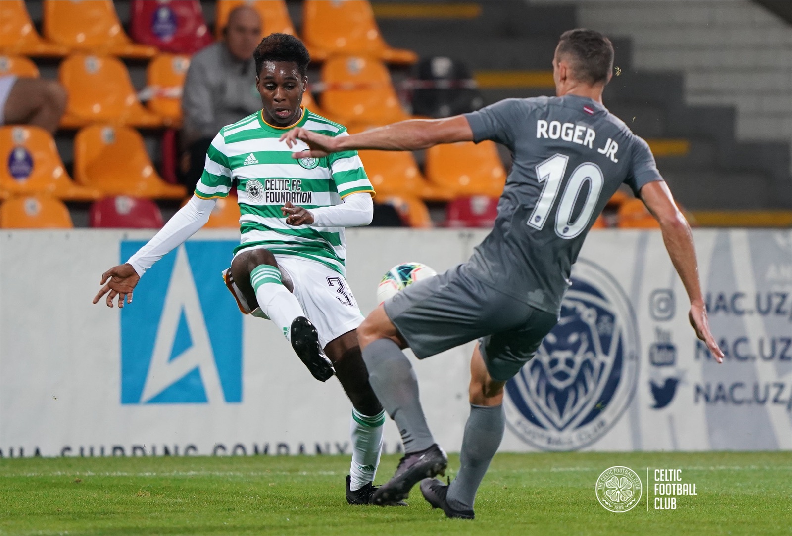 Laga Liga Europa antara Riga FC dan Celtic.