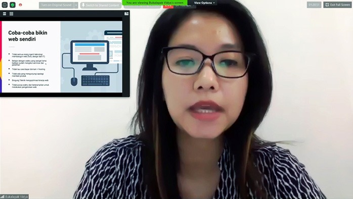 Senior Manager Bukalapak, Vidya Simarmata hadir sebagai keynote speaker Mentan Sapa Petani dan Penyuluh (MSPP) Vol. 21