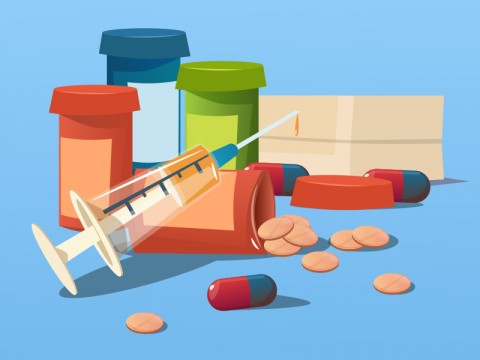 ilustrasi obat ilegal
