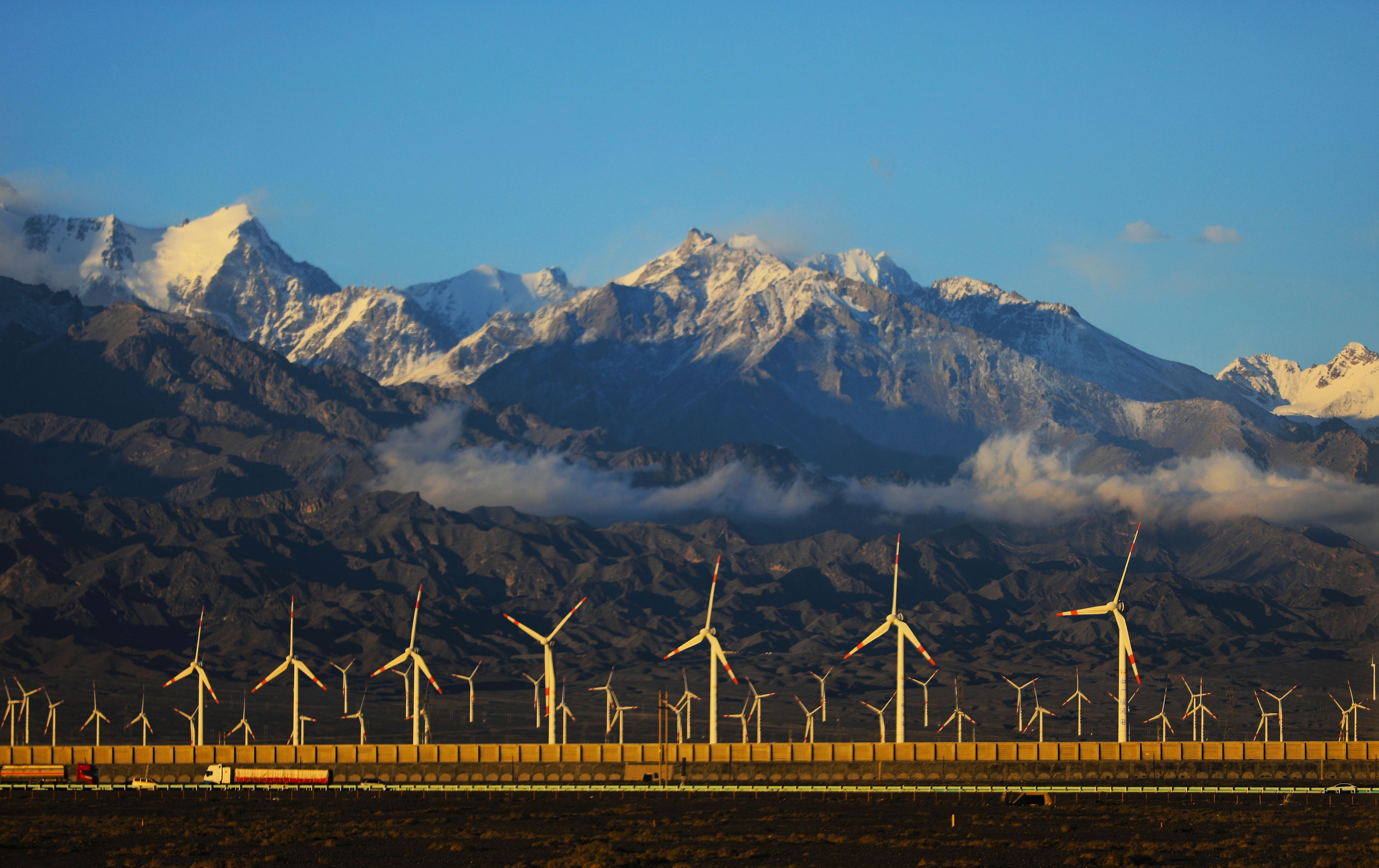 Turbin angin yang lazim digunakan di Tiongkok