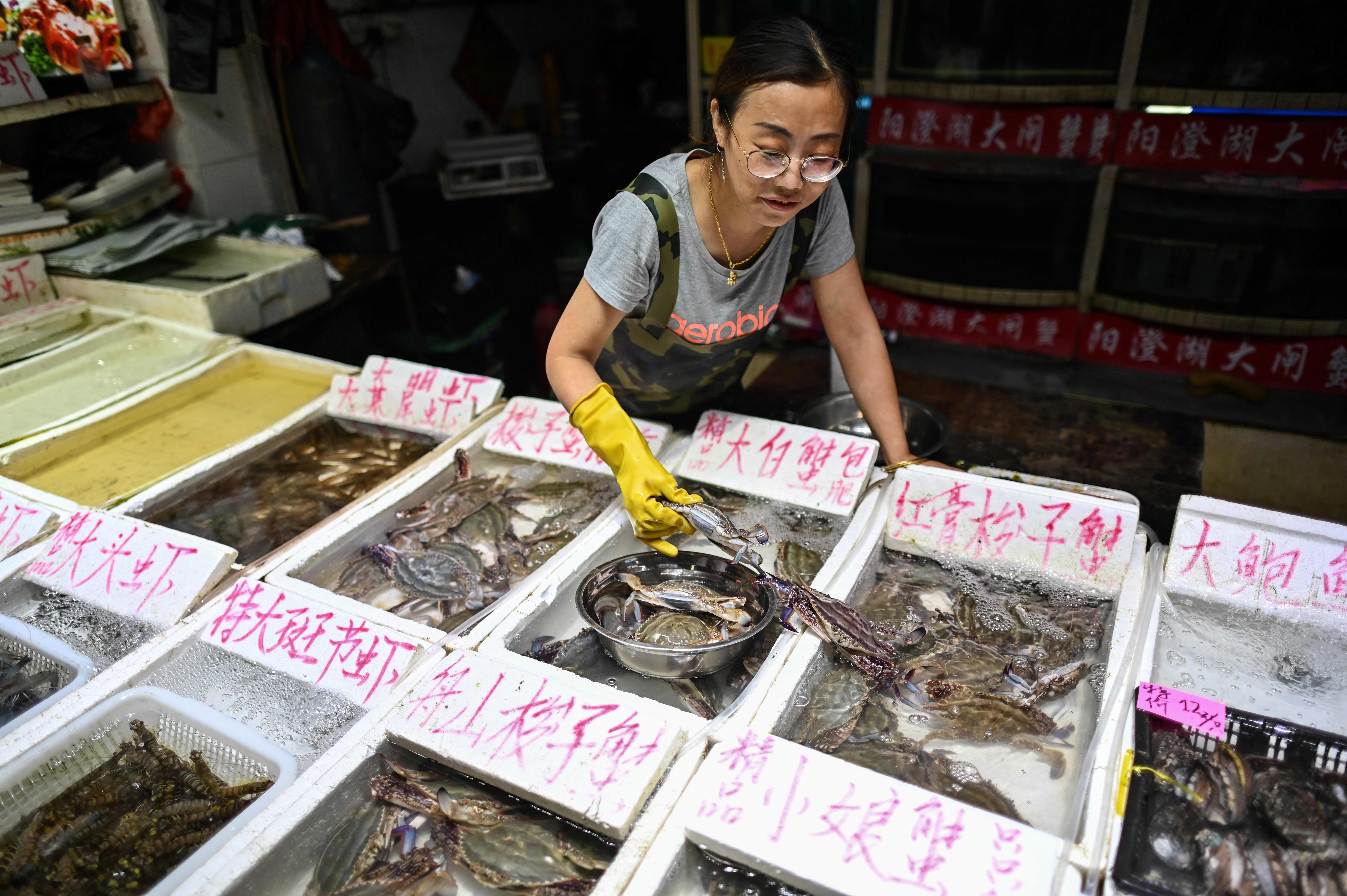 Ilustrasi pasar di Tiongkok