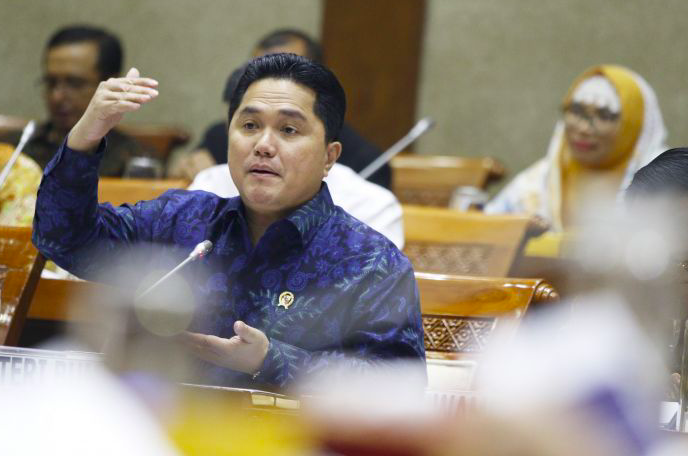 Ketua Pelaksana Komite Penanganan Covid-19 dan Pemulihan Ekonomi Nasional (PEN), Erick Thohir.