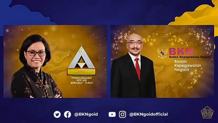 Menteri Keuangan dan Kepala BKN Bima Haria Wibisana,