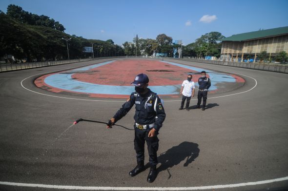 GOR Saparua, Bandung, Jawa Barat.