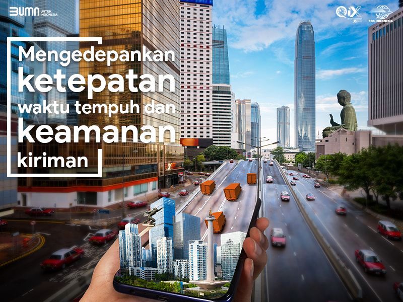 Pos Indonesia membuat inovasi, mempermudah pengiriman barang atau paket antar negara melalui layanan Quick International Xpress (QIX).