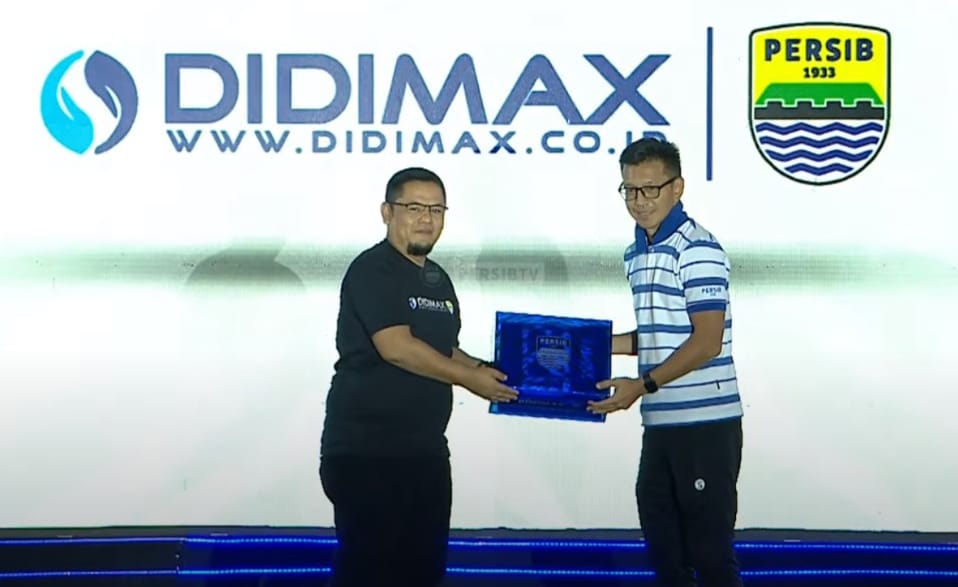 Didimax Berjangka mensponsori Persib sebesar Rp3 miliar untuk tiga tahun.