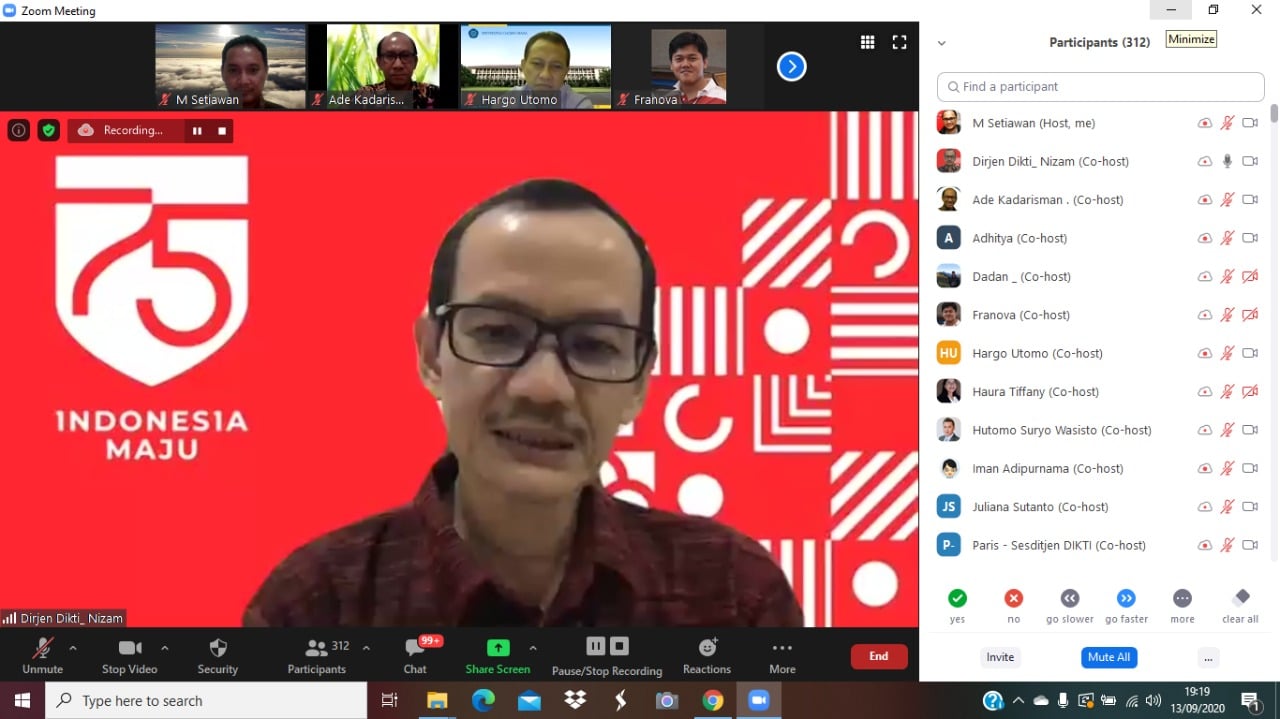 Webinar tentang diaspora Indonesia
