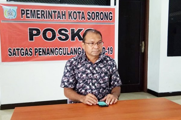 Jubir Covid-19 kota Sorong Rudy R Laku