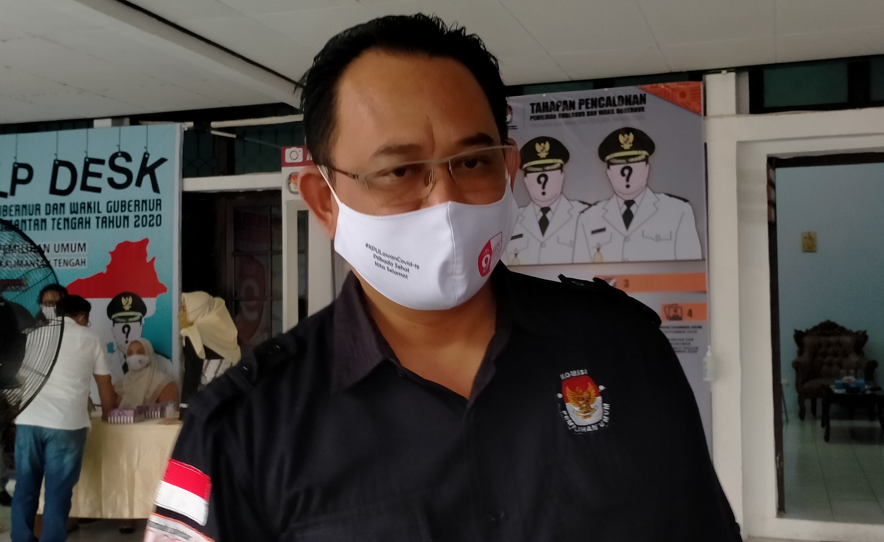 Ketua KPU Kalteng Harmain Ibrohim