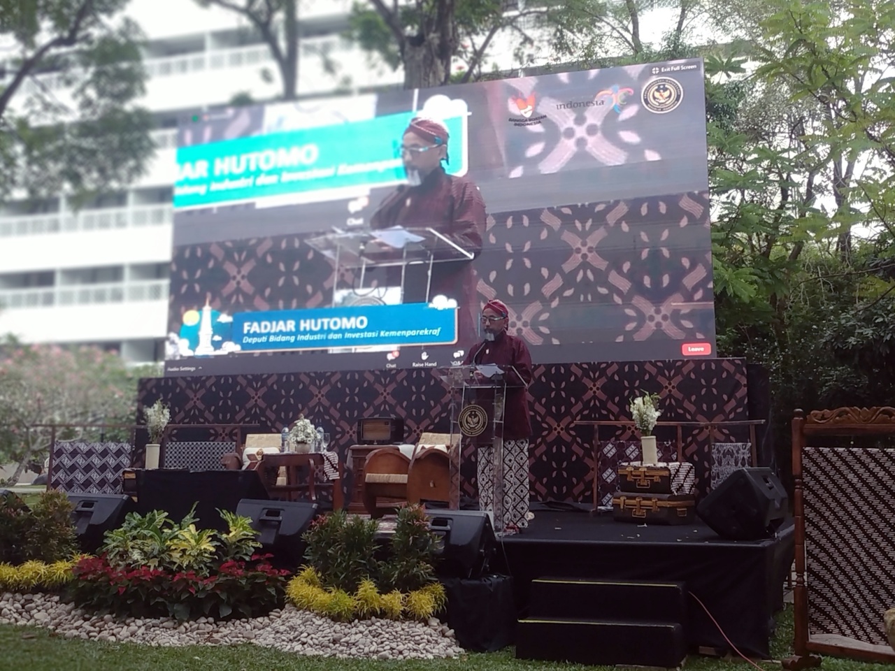 Deputi Bidang Industri dan lnvestasi Kemenparekraf/Baparekraf Fadjar Hutomo