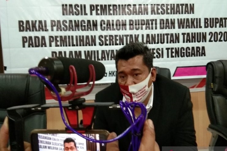 Tak Lolos Tes Kesehatan, KPU Sultra Sebut Bapaslon bisa Diganti