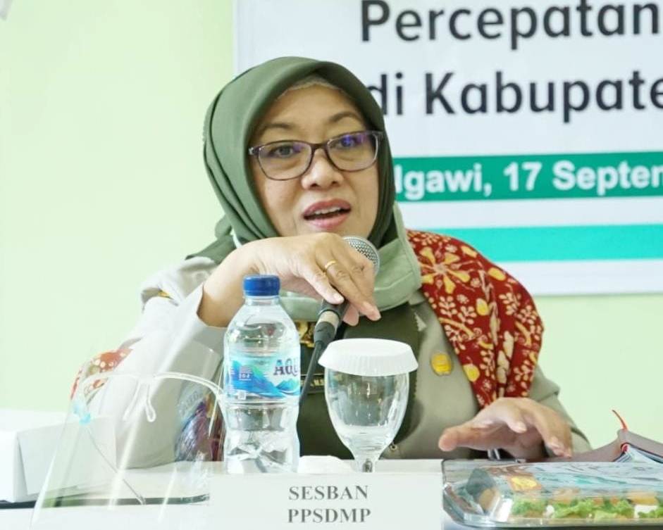 Sekretaris Badan Penyuluhan dan Pengembangan SDM Pertanian  (BPPSDMP) Kementan Siti Munifah,
