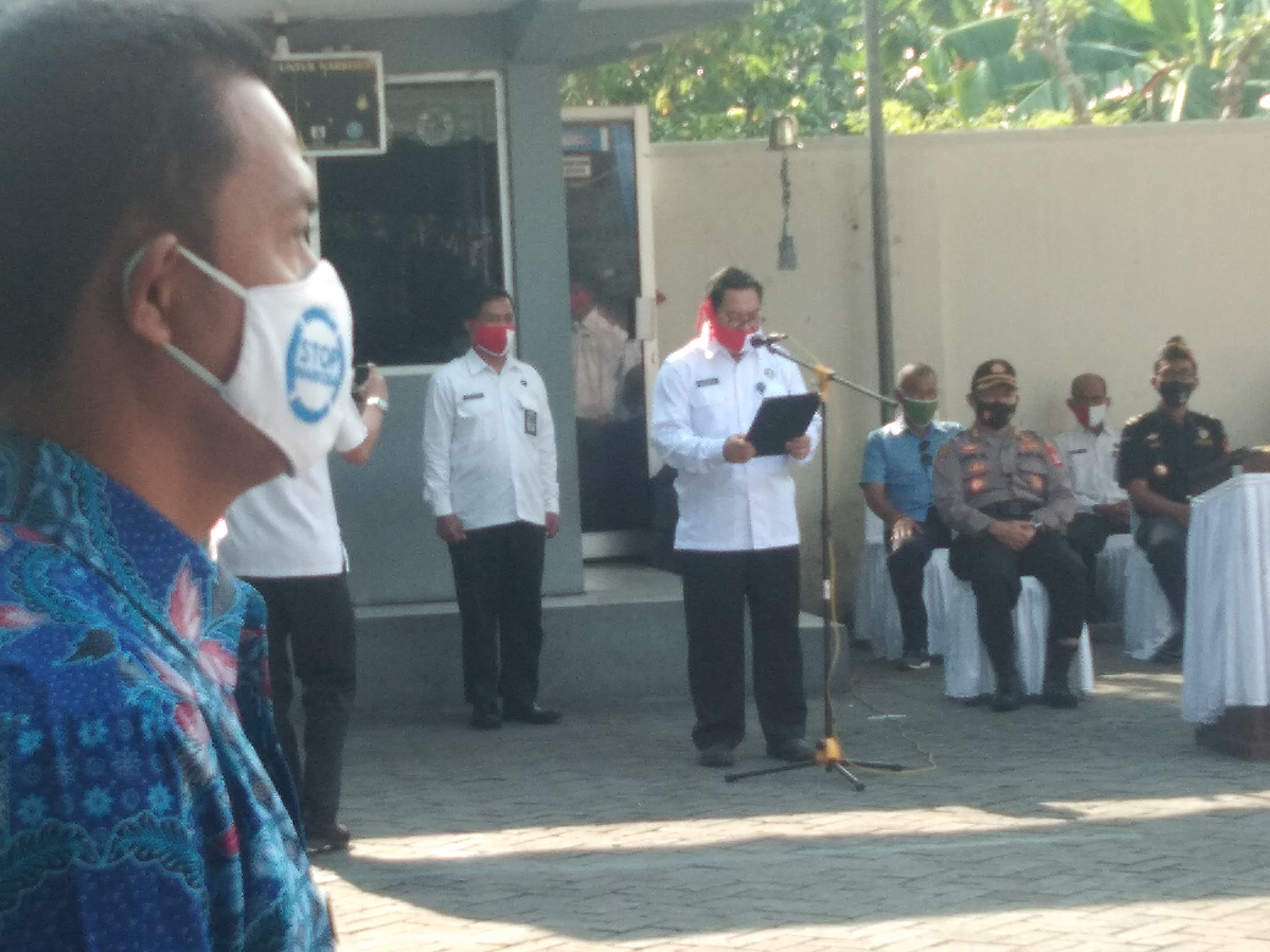 Kepala BNN DIY Brigjen (Pol) Nanang Hadiyanto mendeklarasikan pembangunan zona integritas, Selasa (8/9/2020)