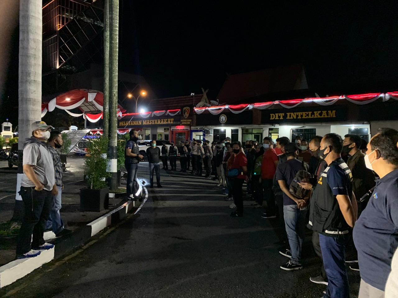 Polda Riau Gelar Razia Penegakan Hukum Covid-19 di Tempat Keramaian: 