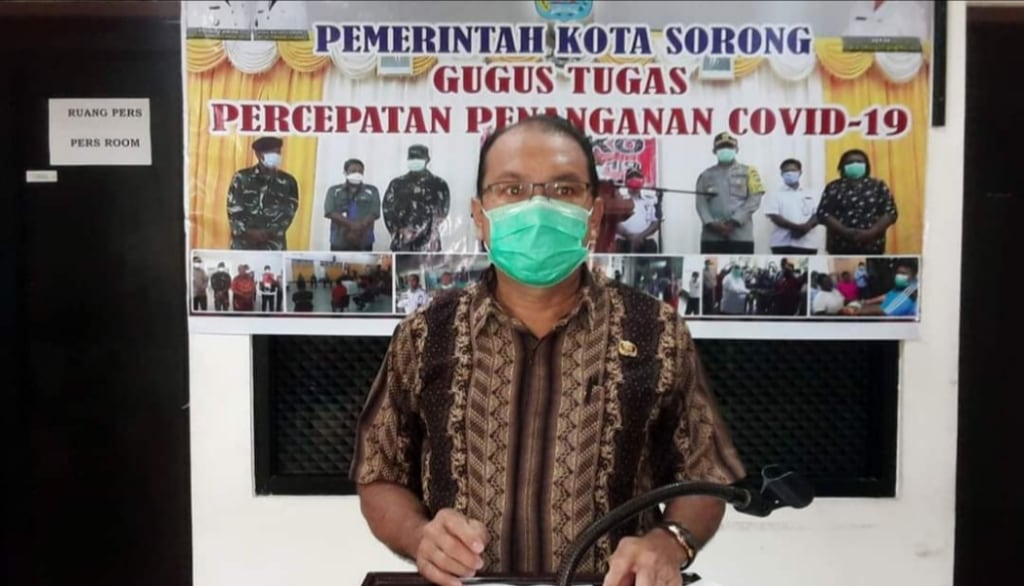 Jubir Satgas Covid19 Kota Sorong Ruddy Rudolf Lakku