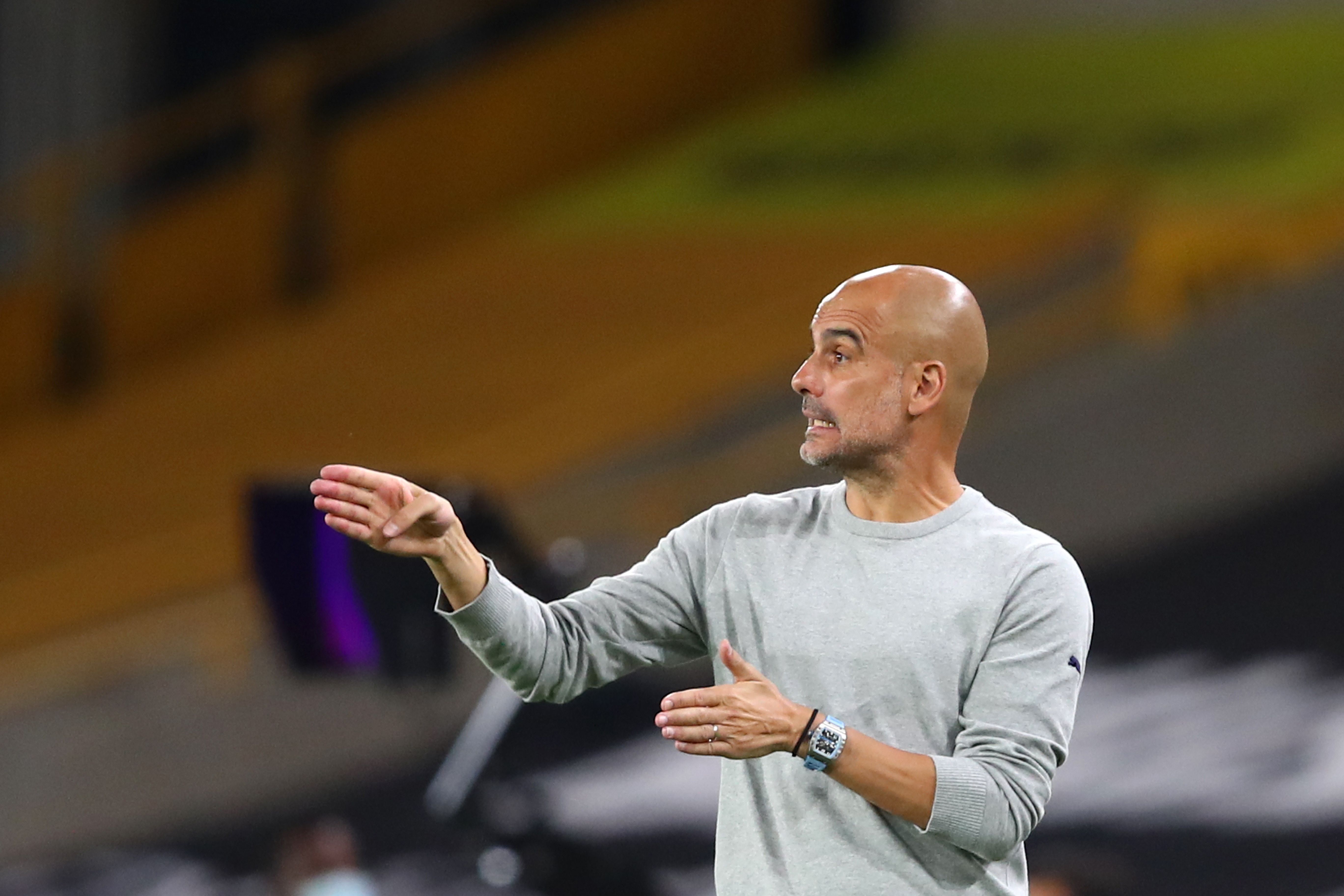 Pelatih Manchester City Pep Guardiola