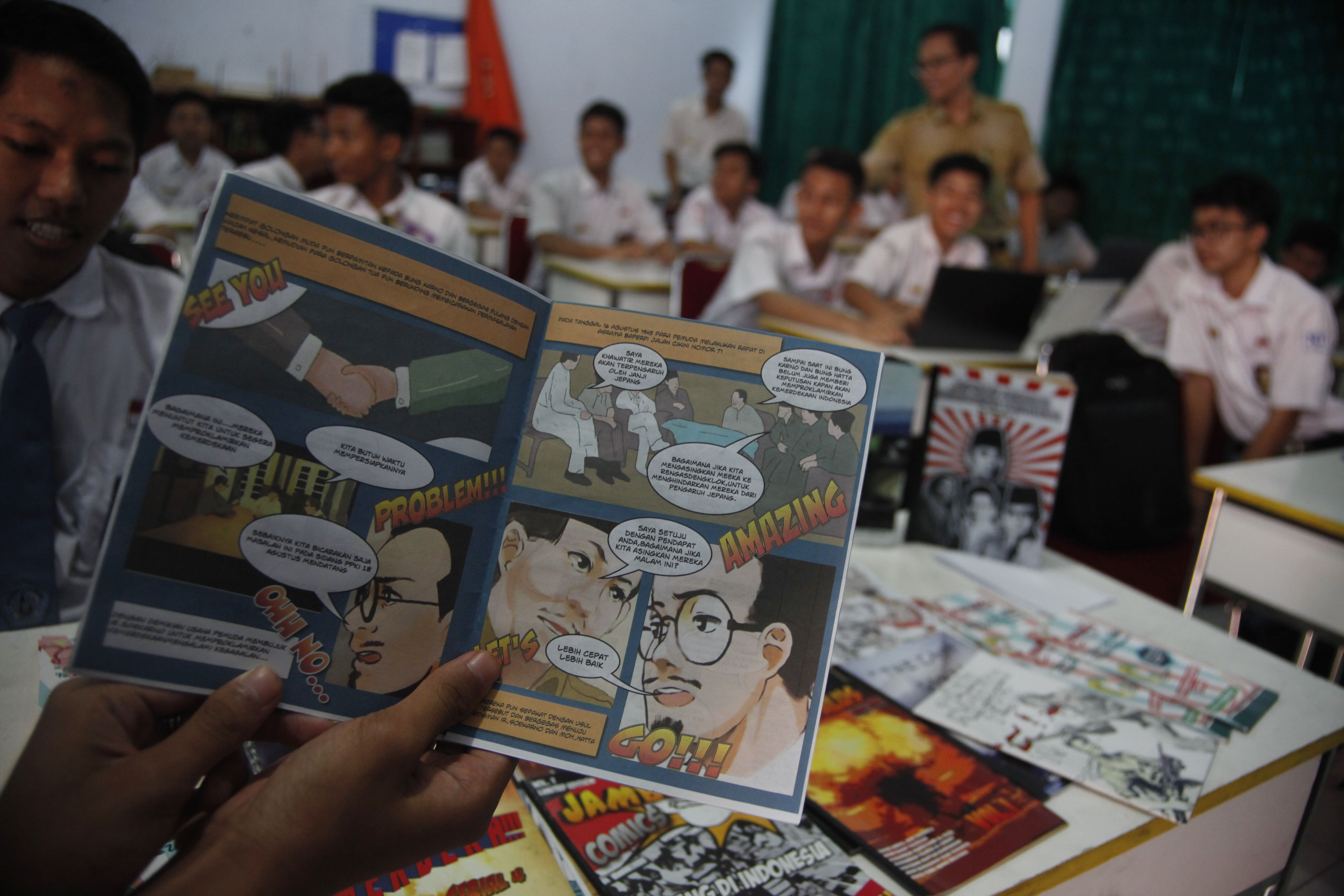 Komik pelajaran sejarah