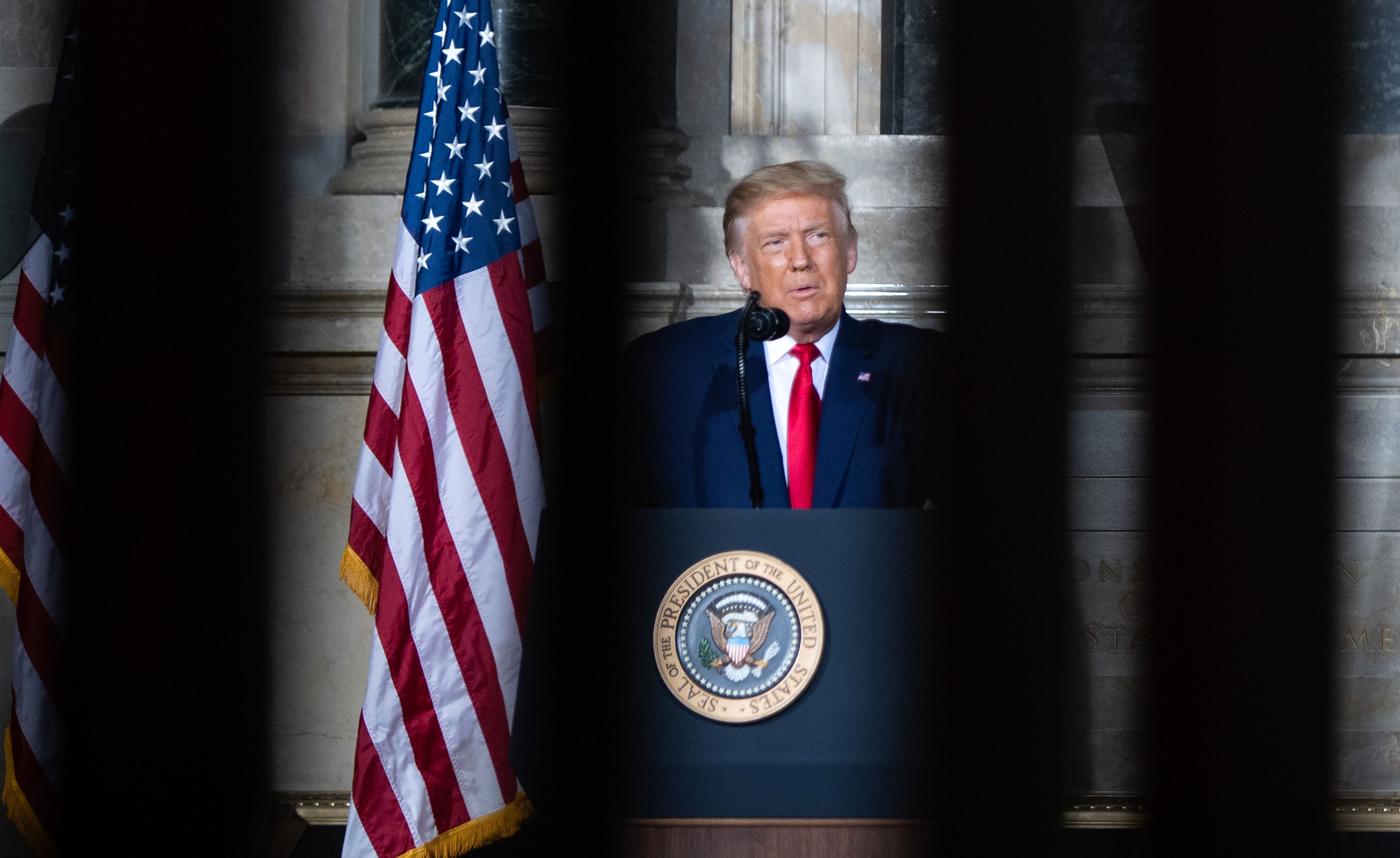 Donald Trump yang kembali mengikuti pemilihan presiden AS.