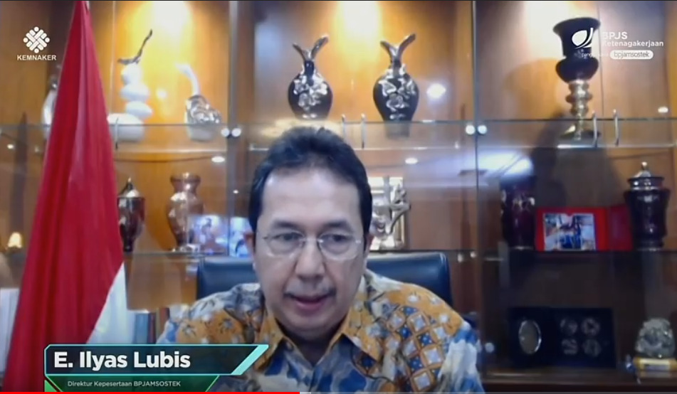 Direktur Kepesertaan BPJAMSOSTEK E. Ilyas Lubis.