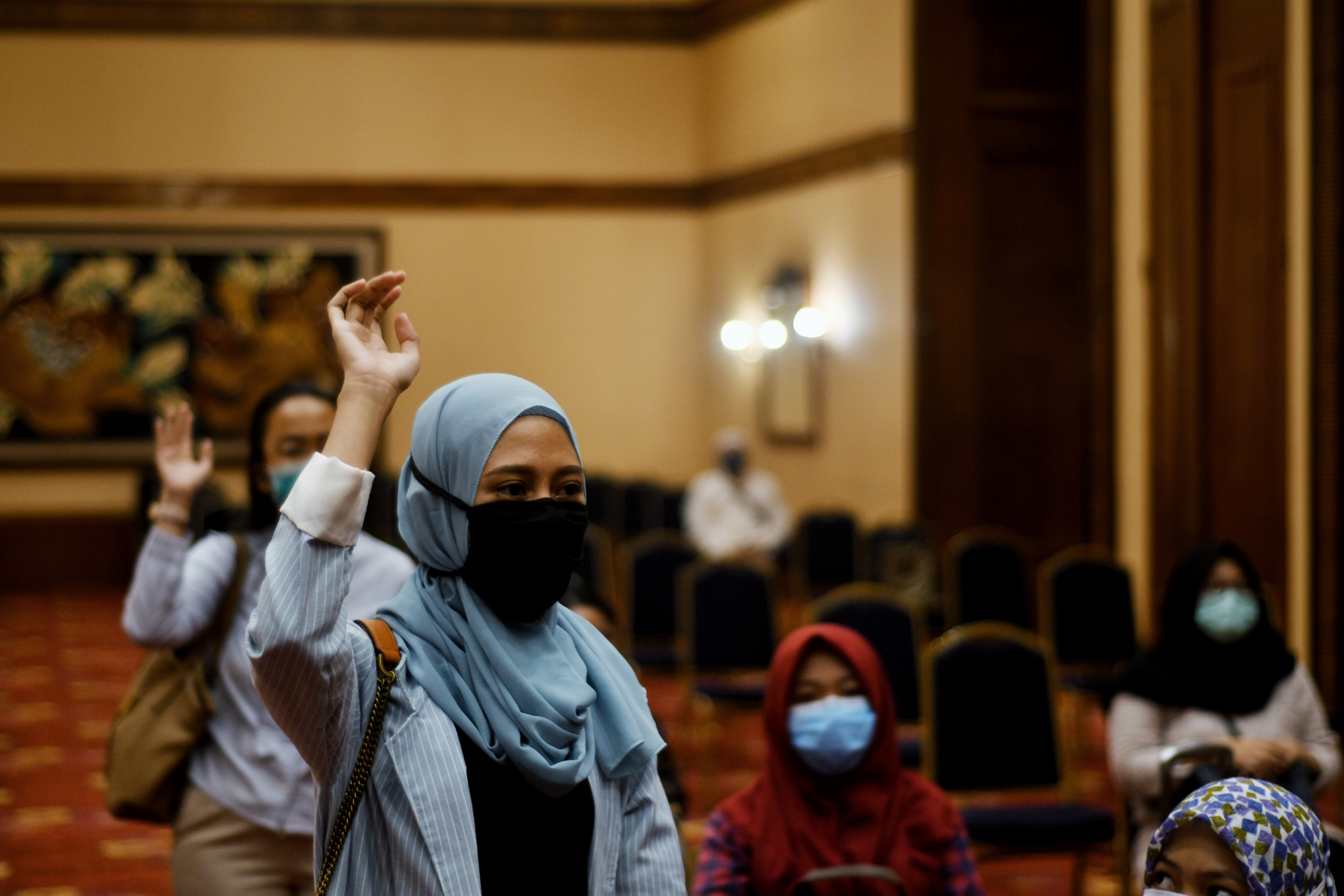 Calon relawan tenaga kesehatan