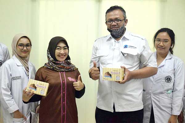 Tim dari Deputi Penguatan Inovasi Kemenristek/BRIN mengunjungi rumah produksi BonnisA