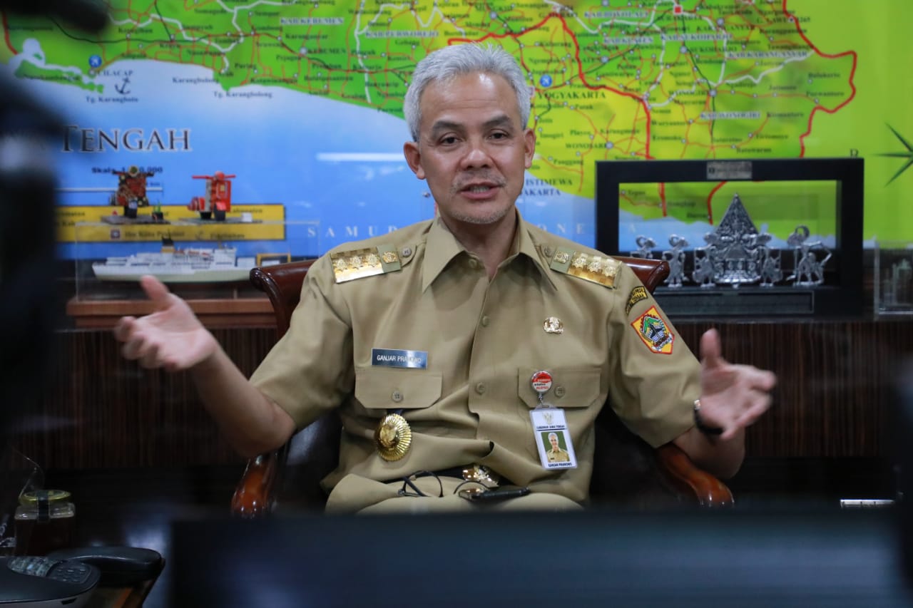 GUBERNUR Jawa Tengah Ganjar Pranowo 