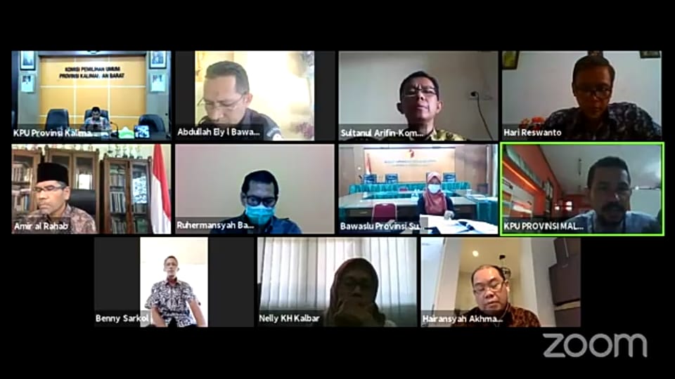 Komnas HAM RI bersama dengan Bawaslu Daerah dan KPUD menggelar bertajuk 'menakar kesiapan penyelenggara pilkada', Selasa (29/9)